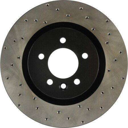 Centric Parts Sport Cross Drilled Brake Rotor, 128.22011L 128.22011L